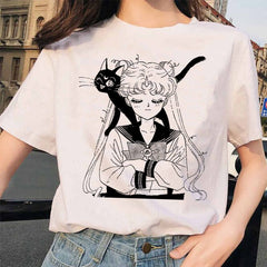Sailor Moon Printed Short Sleeve T-Shirt Merchandise