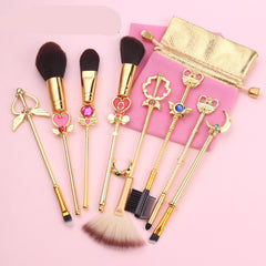 Sailor Moon Makeup Brush Set with Unicorn Anime Gifts