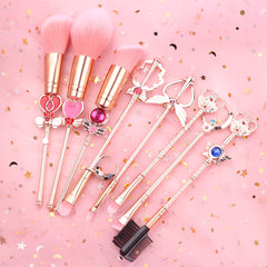Sailor Moon Makeup Brush Set with Unicorn Anime Gifts