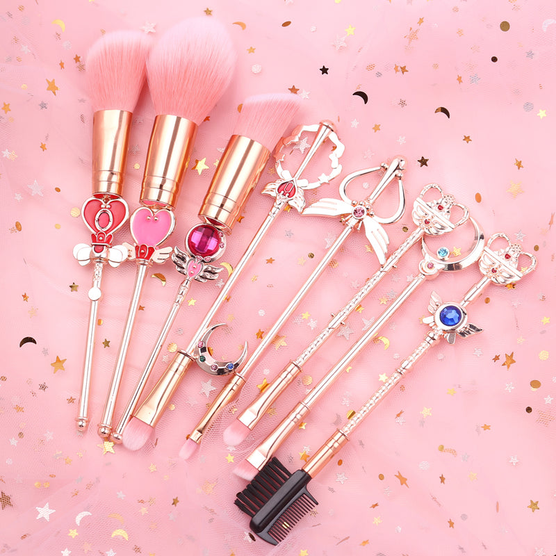 Sailor Moon Makeup Brush Set with Unicorn Anime Gifts