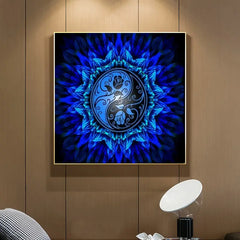 DIY 5D Diamond Painting Kit - YinYang  Roman Rose Wall Art