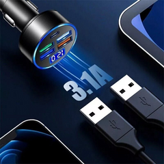 5-Port 150W Super Fast Car Charger Adapter