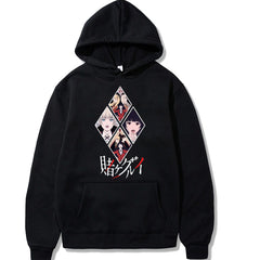 Kakegurui Printed Loose Fit Hoodie Sweatshirt