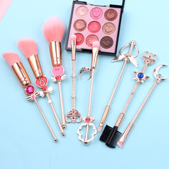 Sailor Moon Makeup Brush Set with Unicorn Anime Gifts