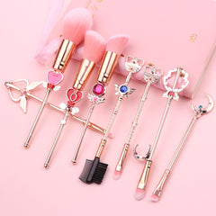 Sailor Moon Makeup Brush Set with Unicorn Anime Gifts