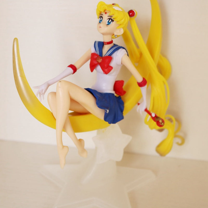 Angel Moon Sailor Moon Car Figurine, Cartoon Decor