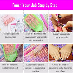 Diamond Painting Butterfly Kit  - 5D Full Drill